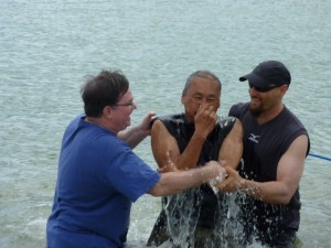 Baptisms at the Retreat!