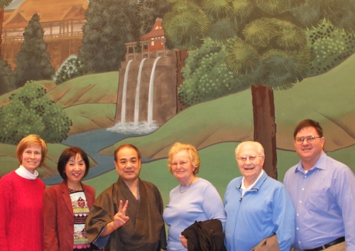 Family Photo at the Bunraku Theater