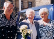 Dad with two cousins