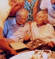 Looking at old photos
