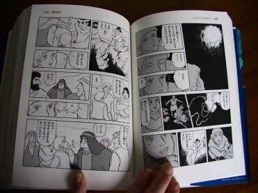 Whole Manga Bible shown with several rebound portions