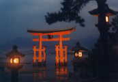 Torii gate at Miyajima Shrine